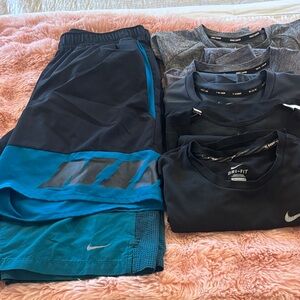 Nike Black and Blue Dri-FIT Apparel Collection